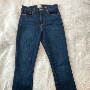 Alice + Olivia Size 26 Blue Skinny Jeans